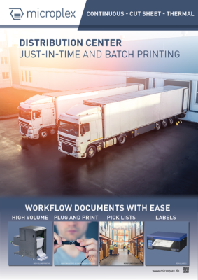 Distributionslager - Just-in-Time und Batch Printing