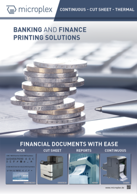 Soluciones de impresión para banca y finanza
