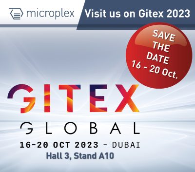 Save the date - Microplex auf der GITEX Technology Week 2023