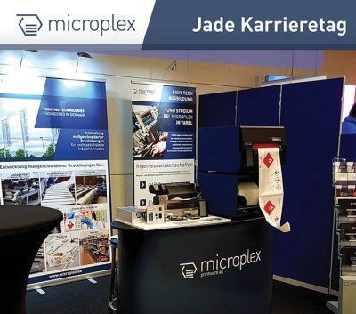 Microplex at the Career Day of Jade University in Wilhelmshaven 