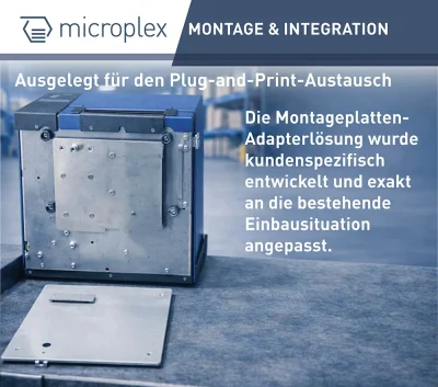 Montage & Integration – Montageplatte