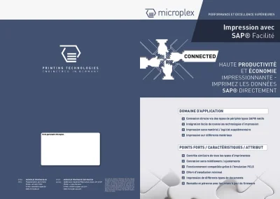 Flyer - Impression avec SAP® et Microplex-1