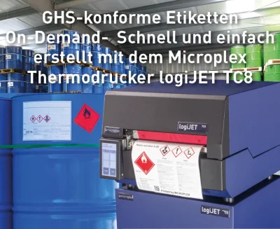 GHS labels printed ON-DEMAND