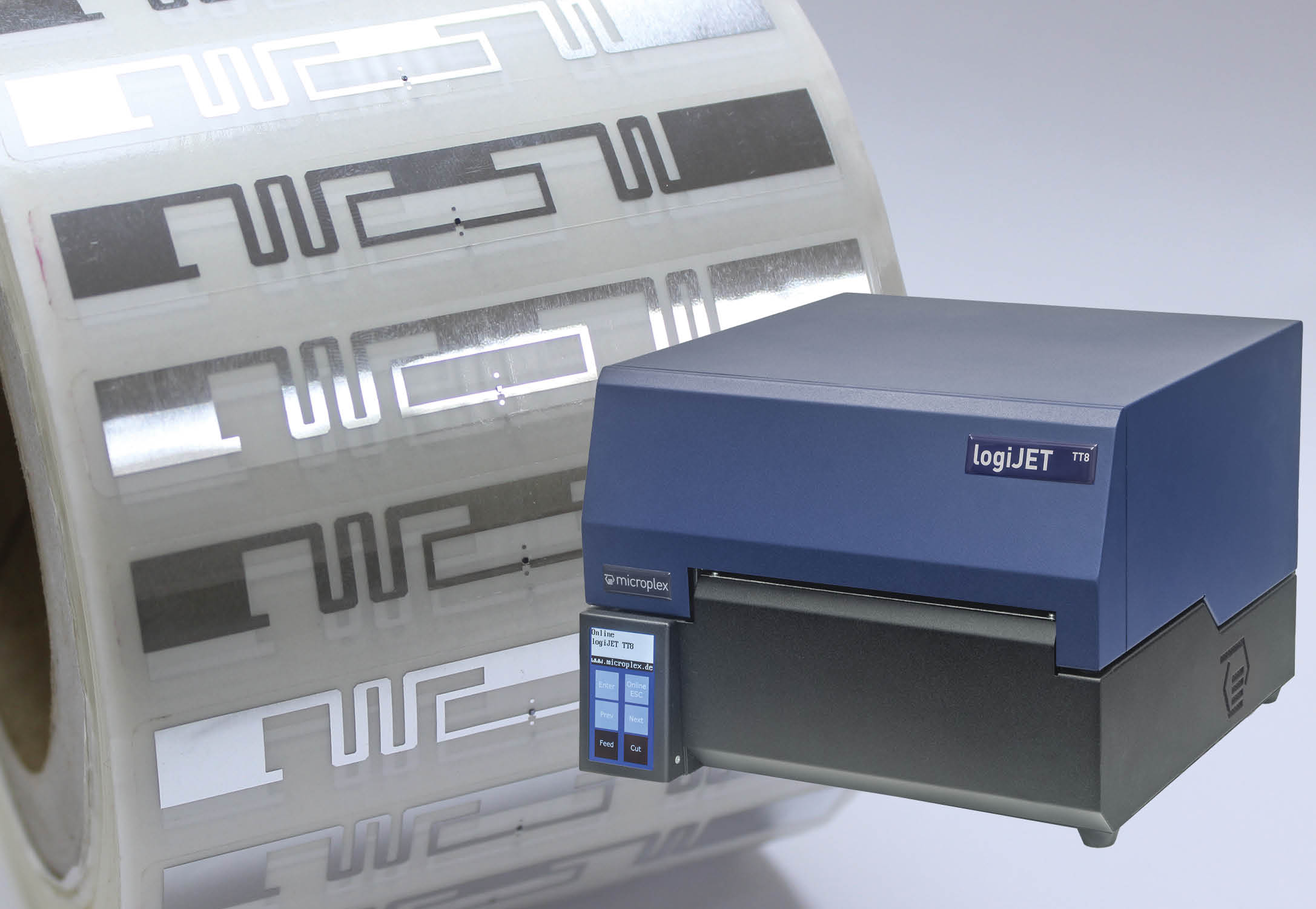 Impresión RFID UHF con Microplex