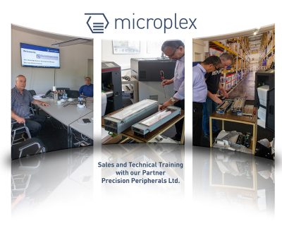 Sales and technical training at Microplex headquarter