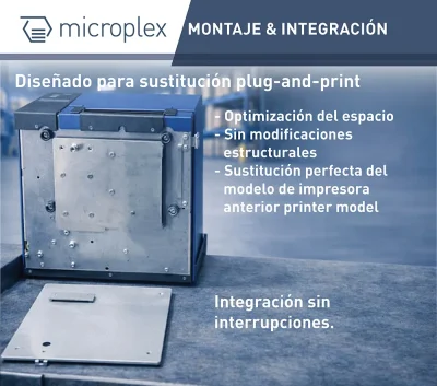Montaje e integración: enchufar e imprimir