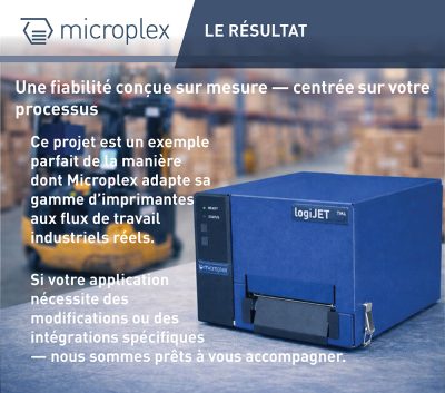 Fiabilité technique - conçue autour de votre processus