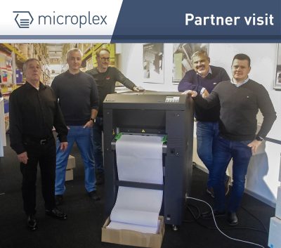 Endlos-Laserdrucker SOLID F140 - Presentation am Microplex Hauptsitz