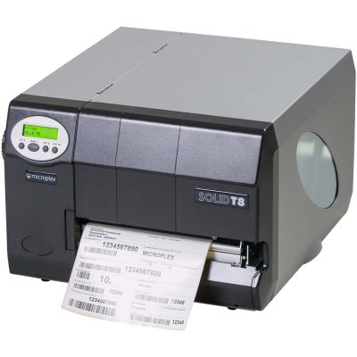 Thermodrucker Microplex SOLID T8 links mit Papier