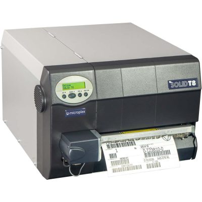 Thermodrucker Microplex SOLID T8 rechts mit Papier
